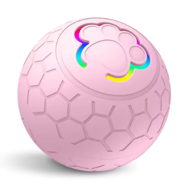 GlowPaws™ Smart LED Dog Ball – USB Rechargeable, Auto-Bouncing Toy