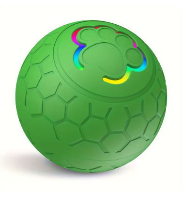 GlowPaws™ Smart LED Dog Ball – USB Rechargeable, Auto-Bouncing Toy