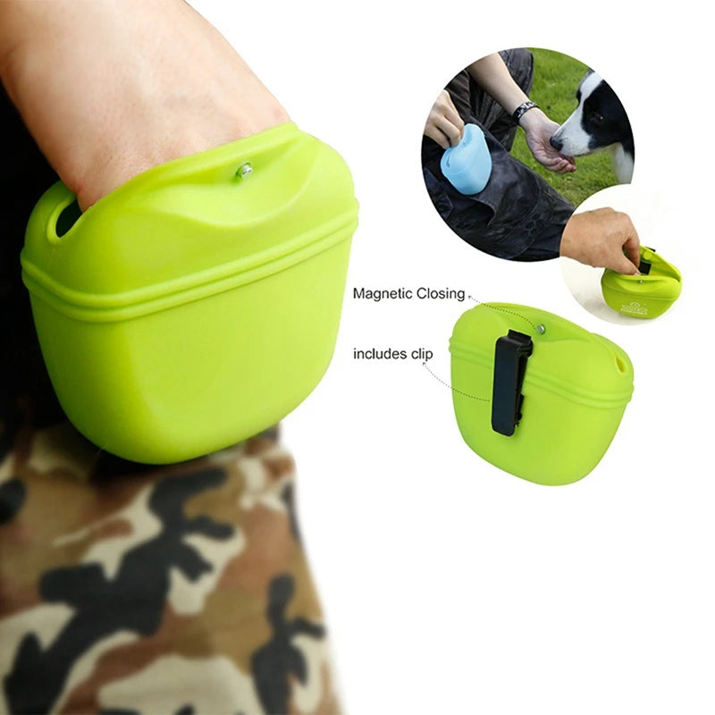 GlowPaws™ Dog Treat Waist Bag – Portable Pouch for Training & Walks