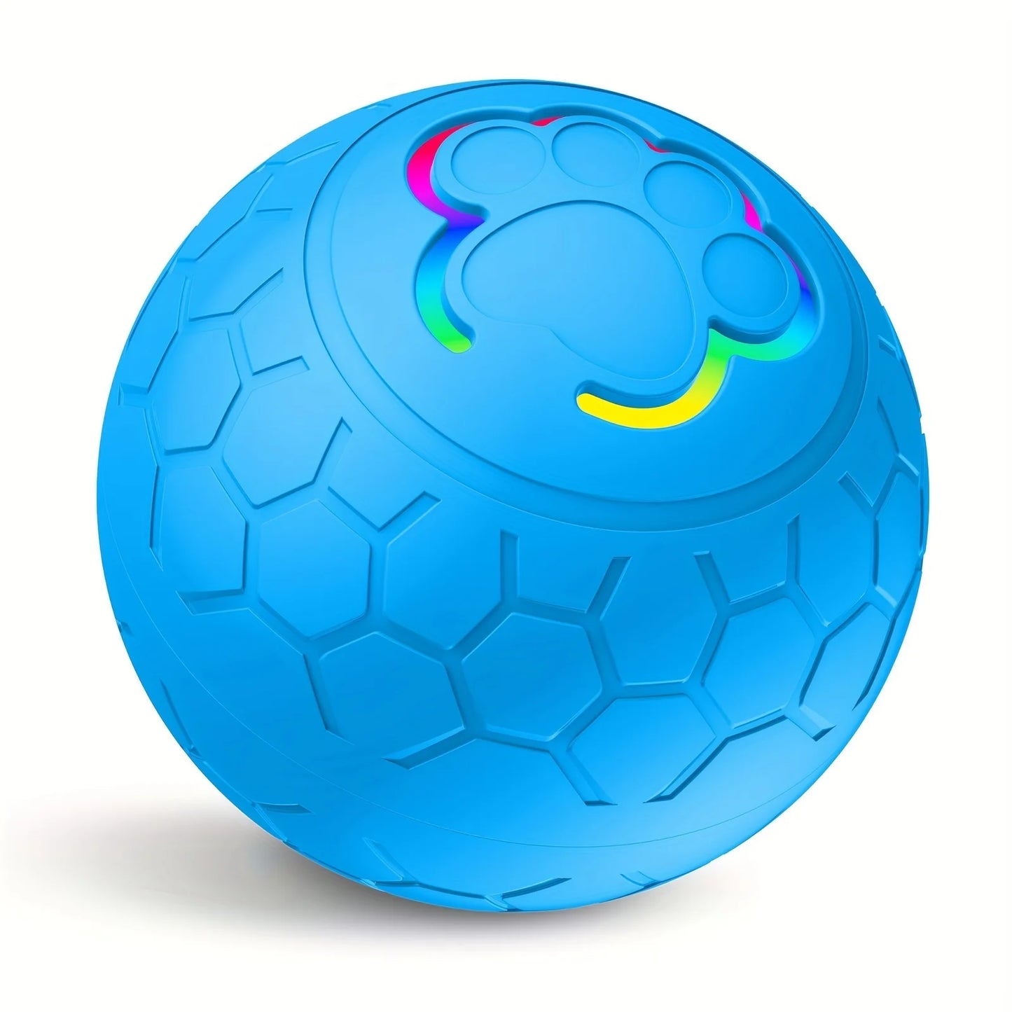 GlowPaws™ Smart LED Dog Ball – USB Rechargeable, Auto-Bouncing Toy