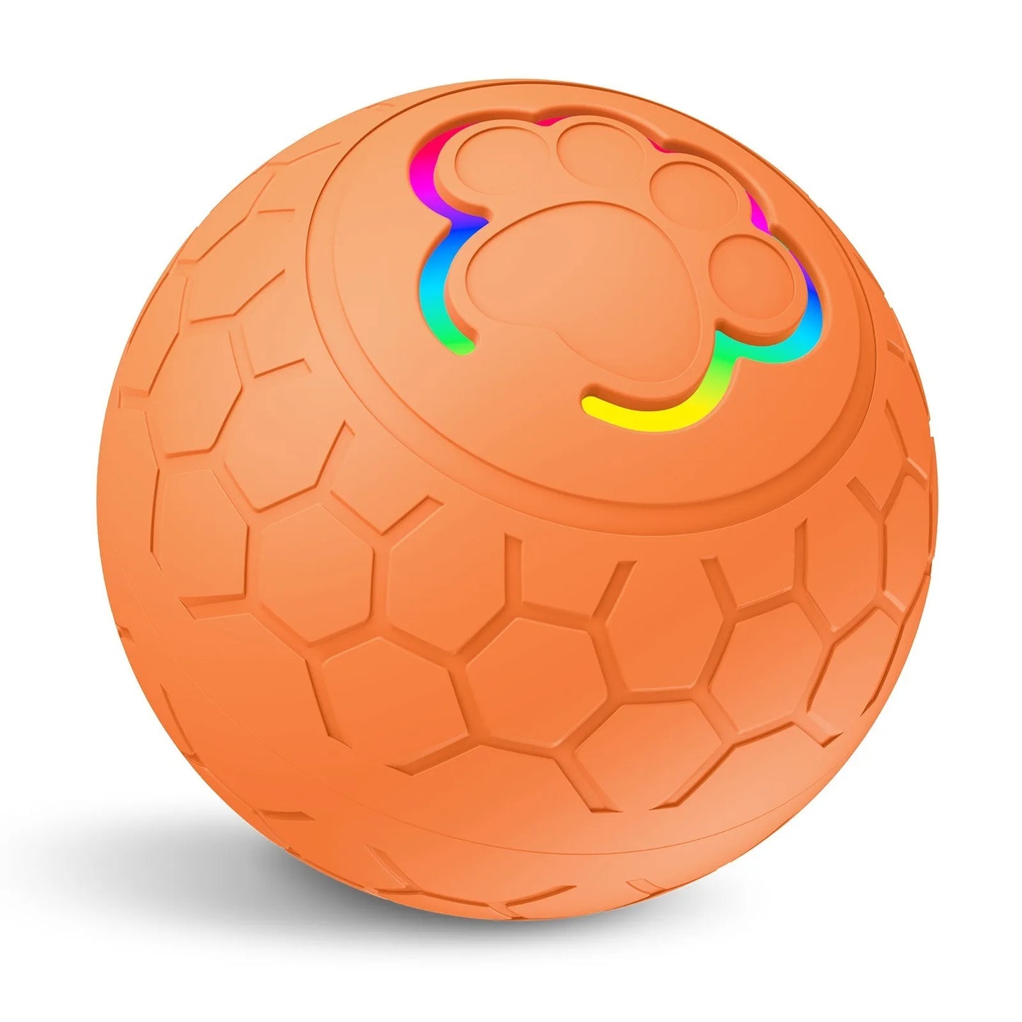 GlowPaws™ Smart LED Dog Ball – USB Rechargeable, Auto-Bouncing Toy