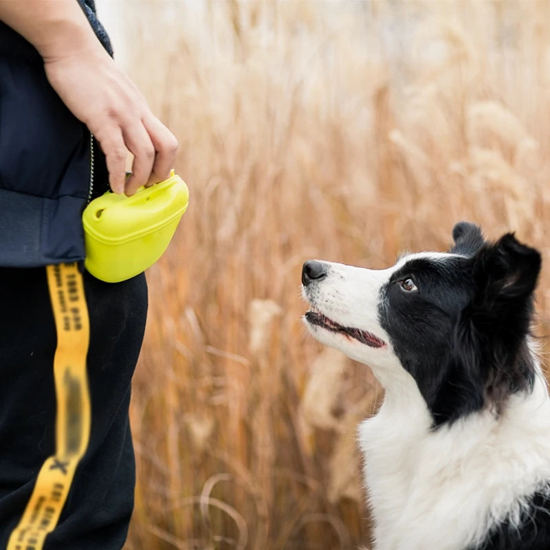 GlowPaws™ Dog Treat Waist Bag – Portable Pouch for Training & Walks