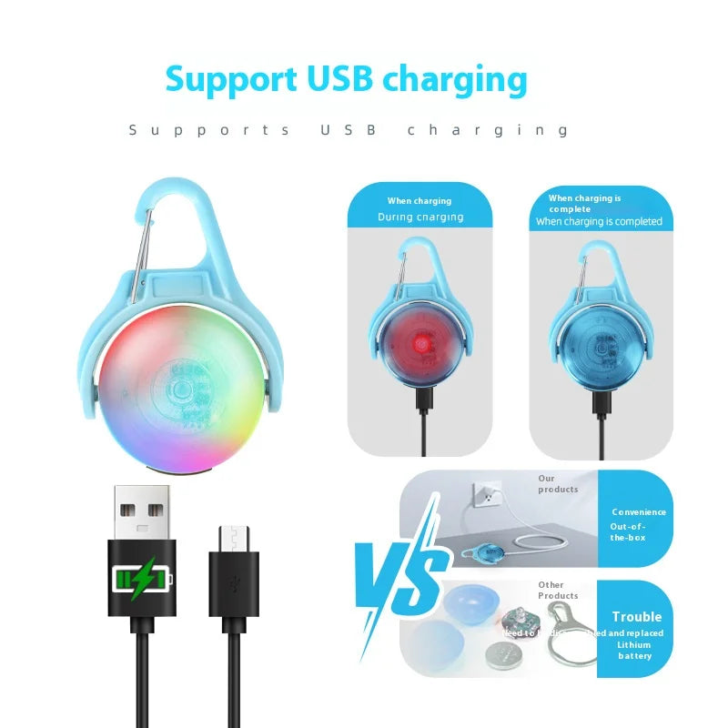 GlowPaws™ LED Tag – Safety Pendant for Night Walks (EU Shipping Soon)