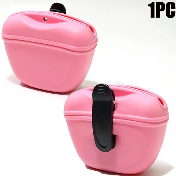 GlowPaws™ Dog Treat Waist Bag – Portable Pouch for Training & Walks