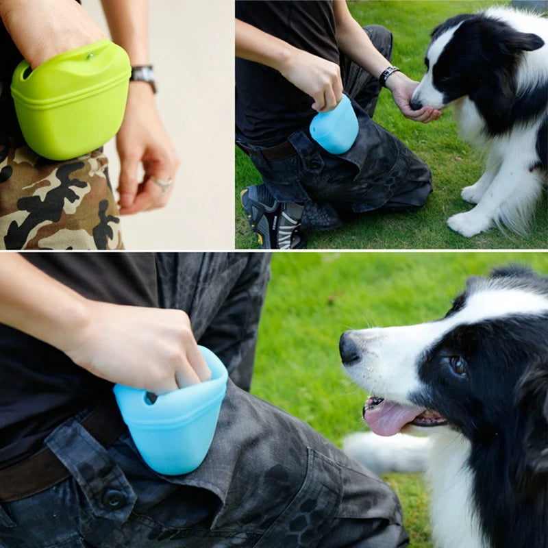 GlowPaws™ Dog Treat Waist Bag – Portable Pouch for Training & Walks